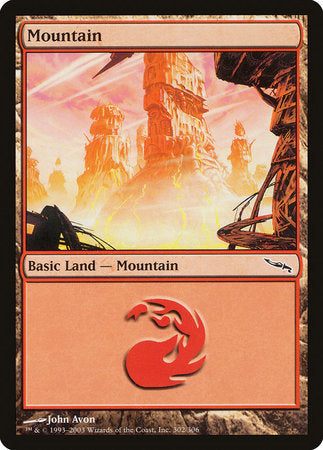 Mountain (302) [Mirrodin] | GnG Games