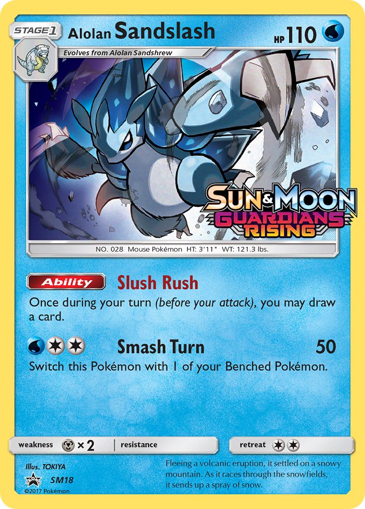 Alolan Sandslash (SM18) (Prerelease Promo) [Sun & Moon: Black Star Promos] | GnG Games