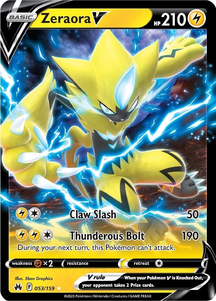 Zeraora V (053/159) [Sword & Shield: Crown Zenith] | GnG Games