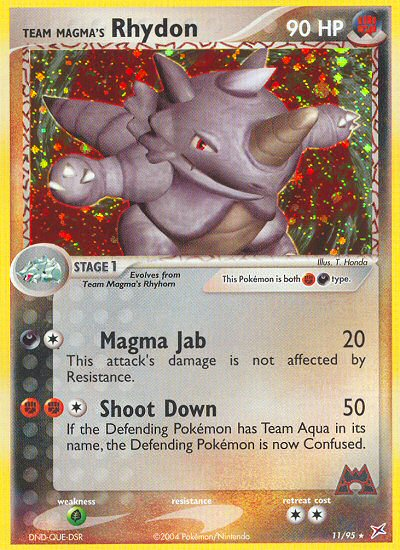 Team Magma's Rhydon (11/95) [EX: Team Magma vs Team Aqua] | GnG Games