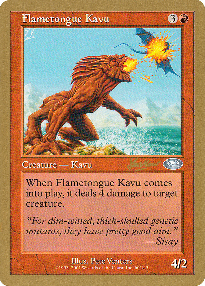 Flametongue Kavu (Sim Han How) [World Championship Decks 2002] | GnG Games