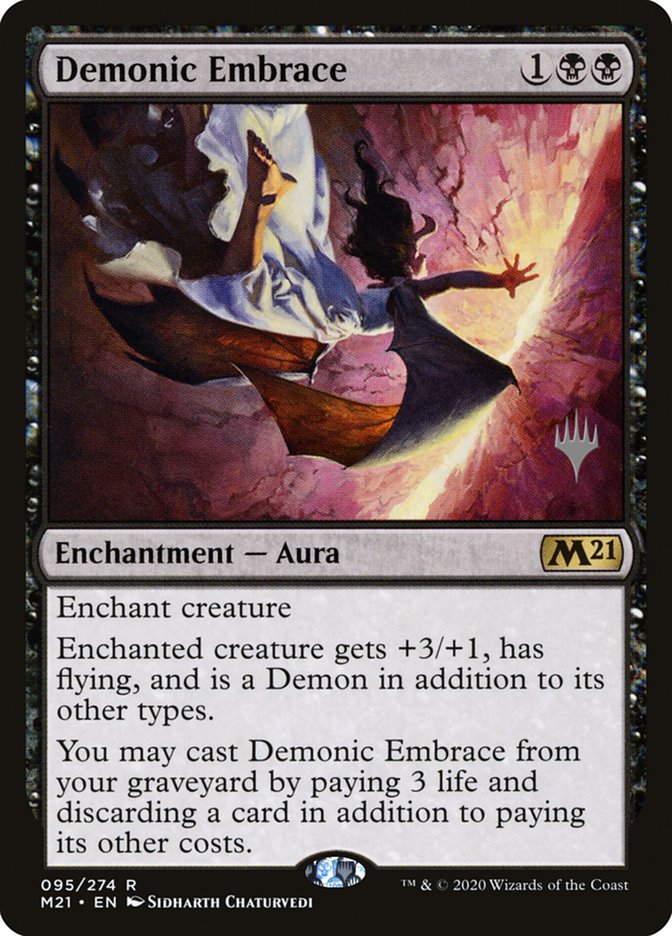 Demonic Embrace (Promo Pack) [Core Set 2021 Promos] | GnG Games