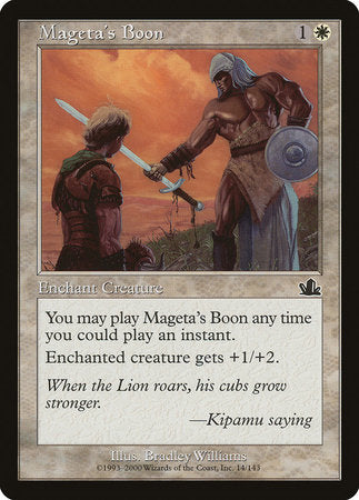 Mageta's Boon [Prophecy] | GnG Games