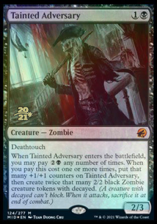 Tainted Adversary [Innistrad: Midnight Hunt Prerelease Promos] | GnG Games