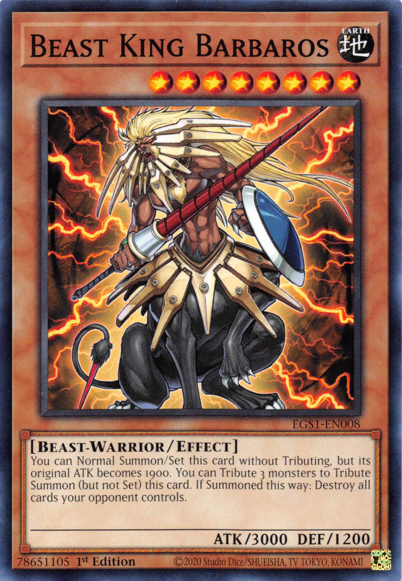 Beast King Barbaros [EGS1-EN008] Common | GnG Games