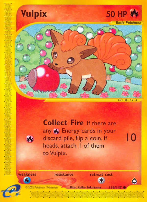 Vulpix (116/147) [Aquapolis] | GnG Games