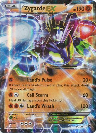 Zygarde EX (54/124) (Jumbo Card) [XY: Fates Collide] | GnG Games