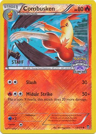 Combusken (13/111) (Championship Promo Staff) [XY: Furious Fists] | GnG Games