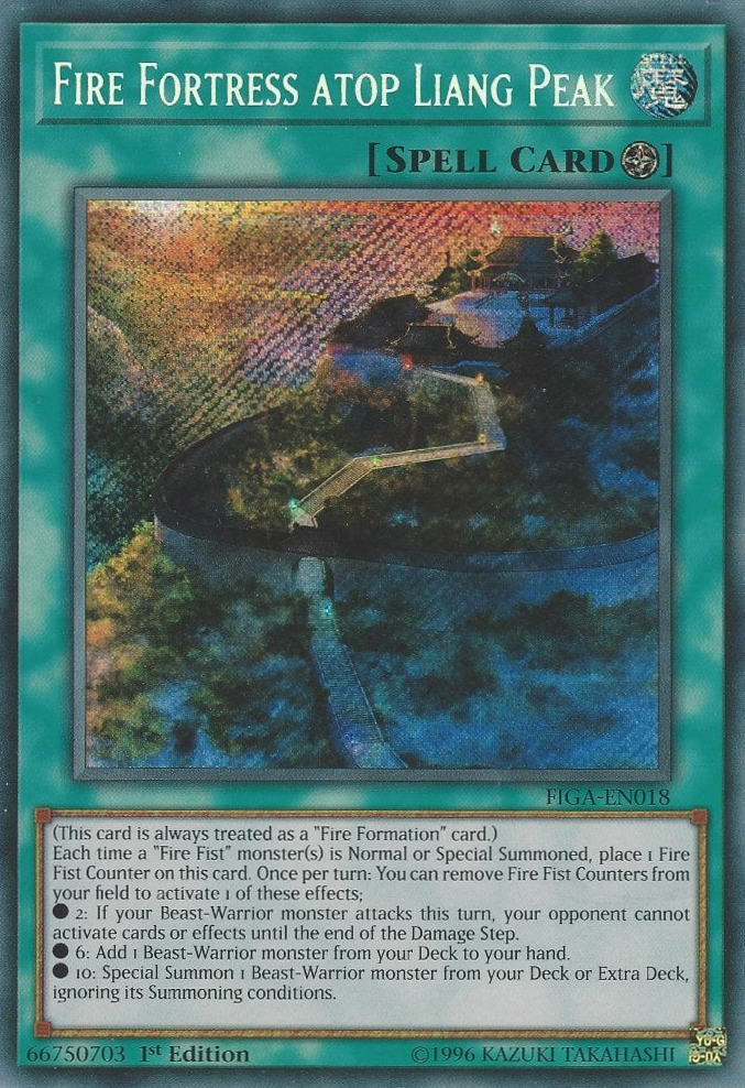 Fire Fortress atop Liang Peak [FIGA-EN018] Secret Rare | GnG Games