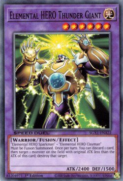 Elemental HERO Thunder Giant [SGX1-ENA22] Common | GnG Games