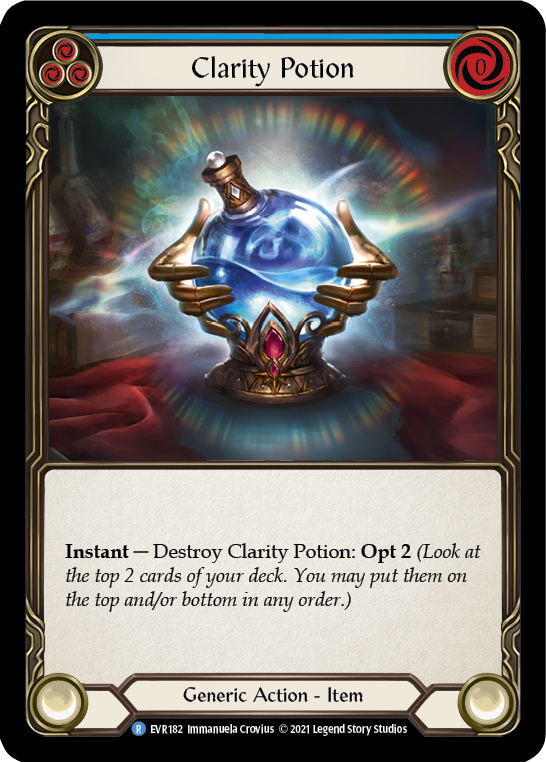 Clarity Potion [EVR182] (Everfest)  1st Edition Cold Foil | GnG Games