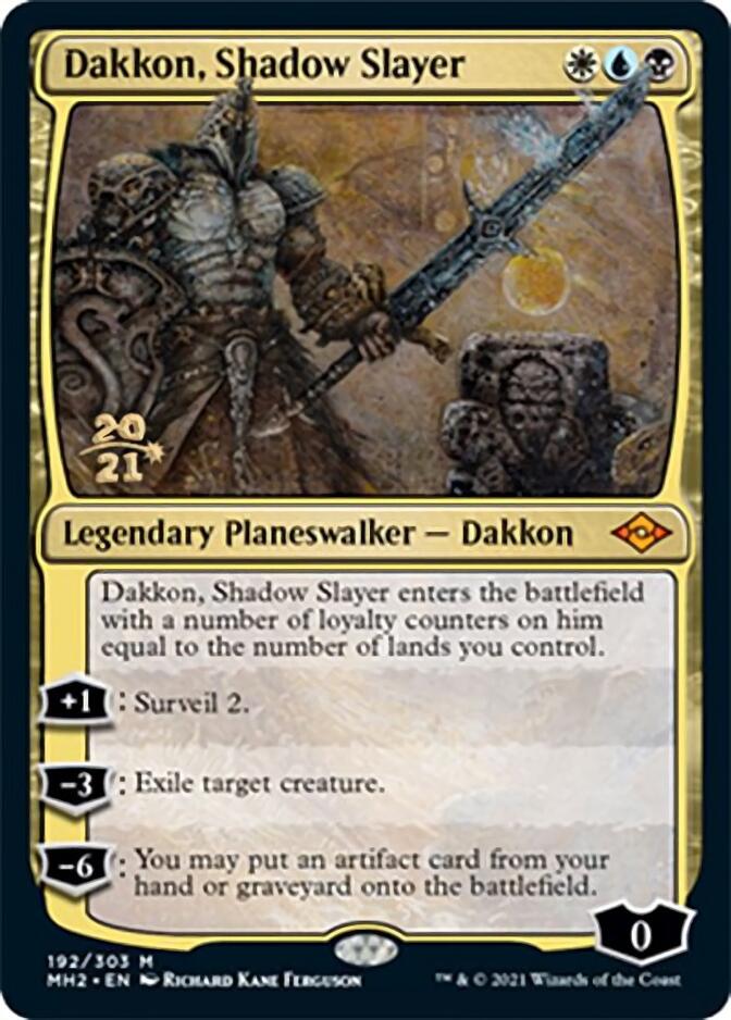 Dakkon, Shadow Slayer [Modern Horizons 2 Prerelease Promos] | GnG Games