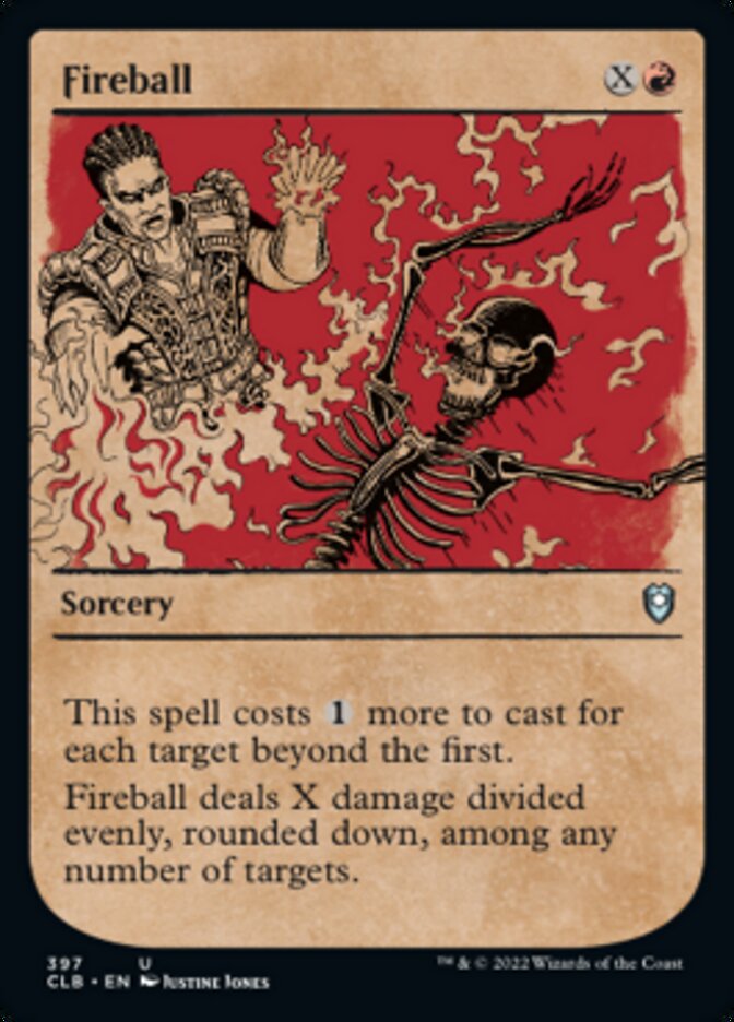 Fireball (Showcase) [Commander Legends: Battle for Baldur's Gate] | GnG Games