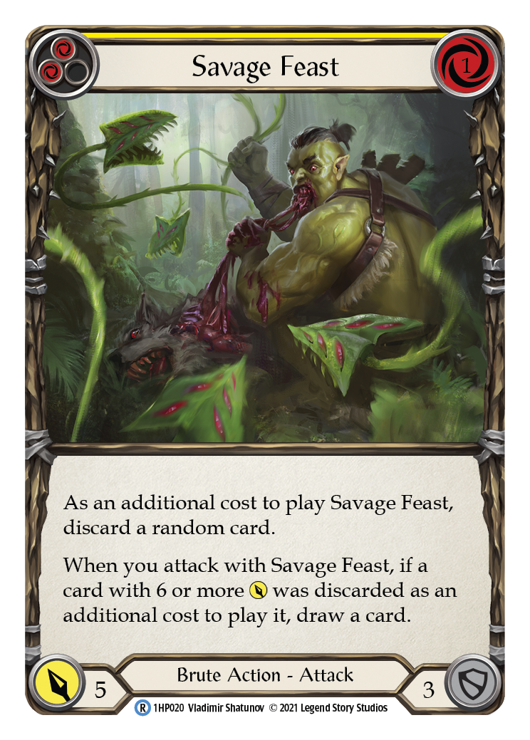 Savage Feast (Yellow) [1HP020] | GnG Games