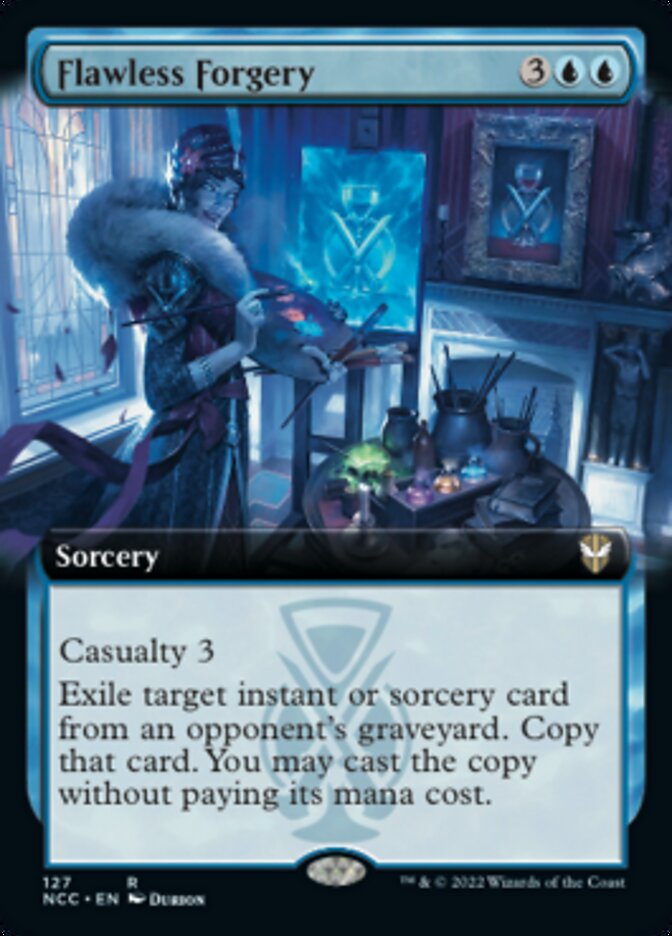 Flawless Forgery (Extended Art) [Streets of New Capenna Commander] | GnG Games