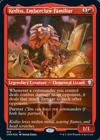 Kedniss, Emberclaw Familiar (Foil Etched) [Commander Legends] | GnG Games