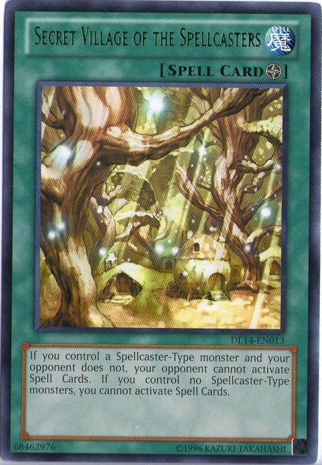 Secret Village of the Spellcasters (Green) [DL14-EN013] Rare | GnG Games