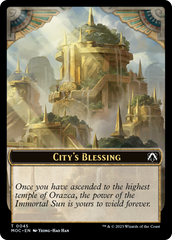 Elephant // City's Blessing Double-Sided Token [March of the Machine Commander Tokens] | GnG Games