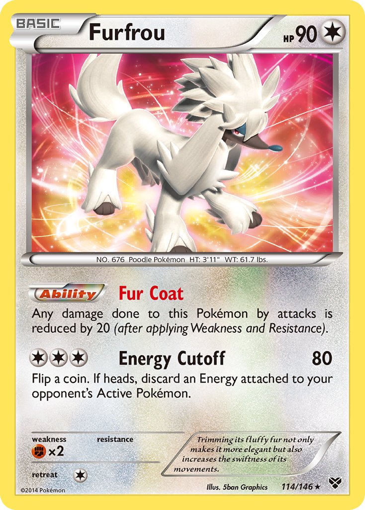 Furfrou (114/146)(Cosmos Holo) (Blister Exclusive) [XY: Base Set] | GnG Games