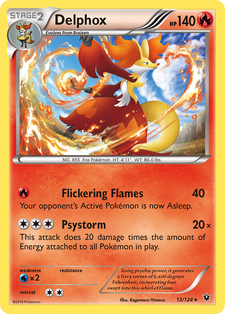 Delphox (13/124) [XY: Fates Collide] | GnG Games