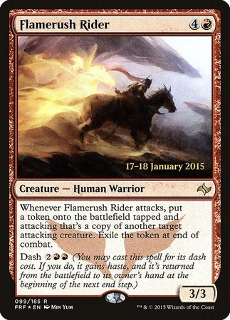 Flamerush Rider [Fate Reforged Promos] | GnG Games