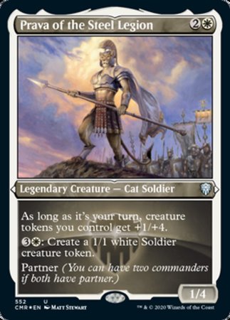 Prava of the Steel Legion (Foil Etched) [Commander Legends] | GnG Games