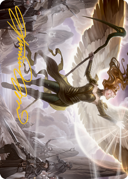 Sigarda's Splendor Art Card (Gold-Stamped Signature) [Innistrad: Midnight Hunt Art Series] | GnG Games