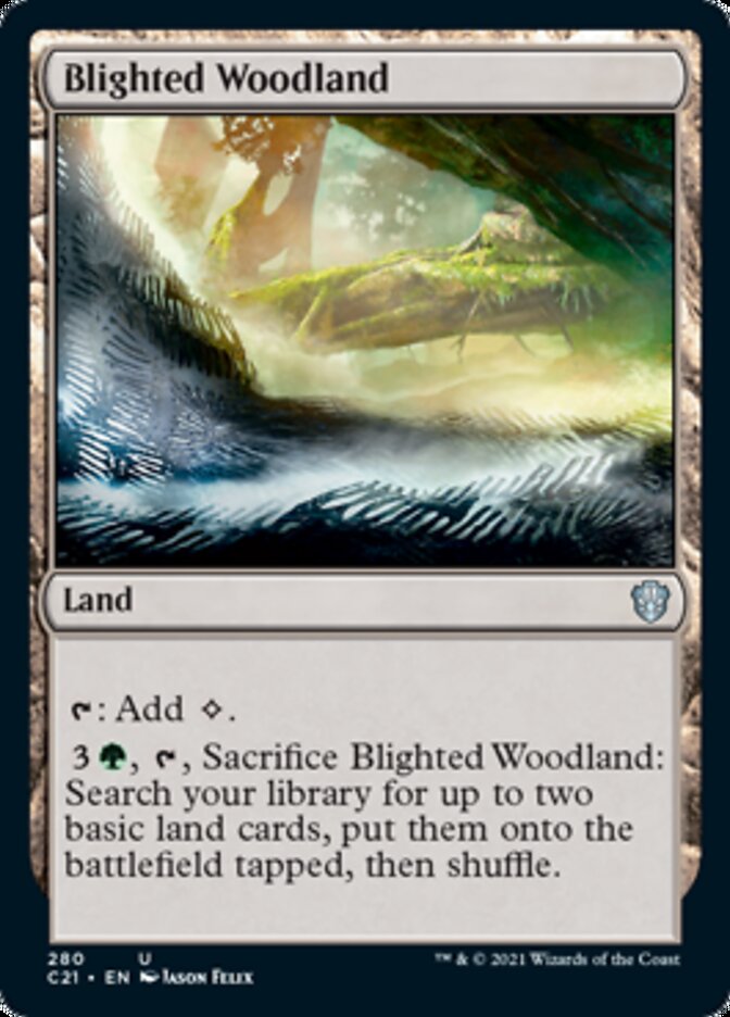 Blighted Woodland [Commander 2021] | GnG Games