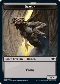 Demon // Germ Double-sided Token [Double Masters Tokens] | GnG Games