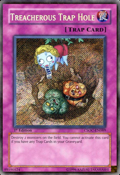 Treacherous Trap Hole [CSOC-EN089] Secret Rare | GnG Games