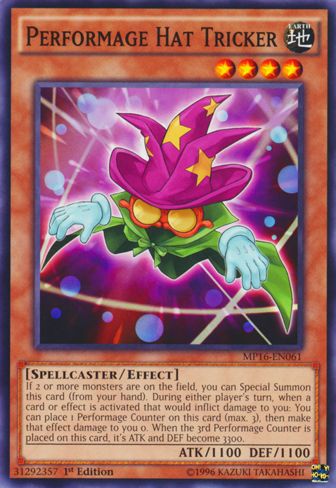 Performage Hat Tricker [MP16-EN061] Common | GnG Games