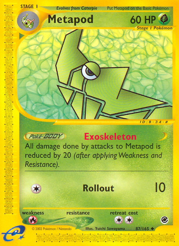 Metapod (87/165) [Expedition: Base Set] | GnG Games