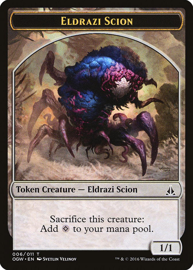 Eldrazi Scion (006/011) [Oath of the Gatewatch Tokens] | GnG Games