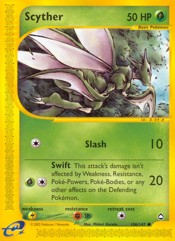 Scyther (106/147) [Aquapolis] | GnG Games