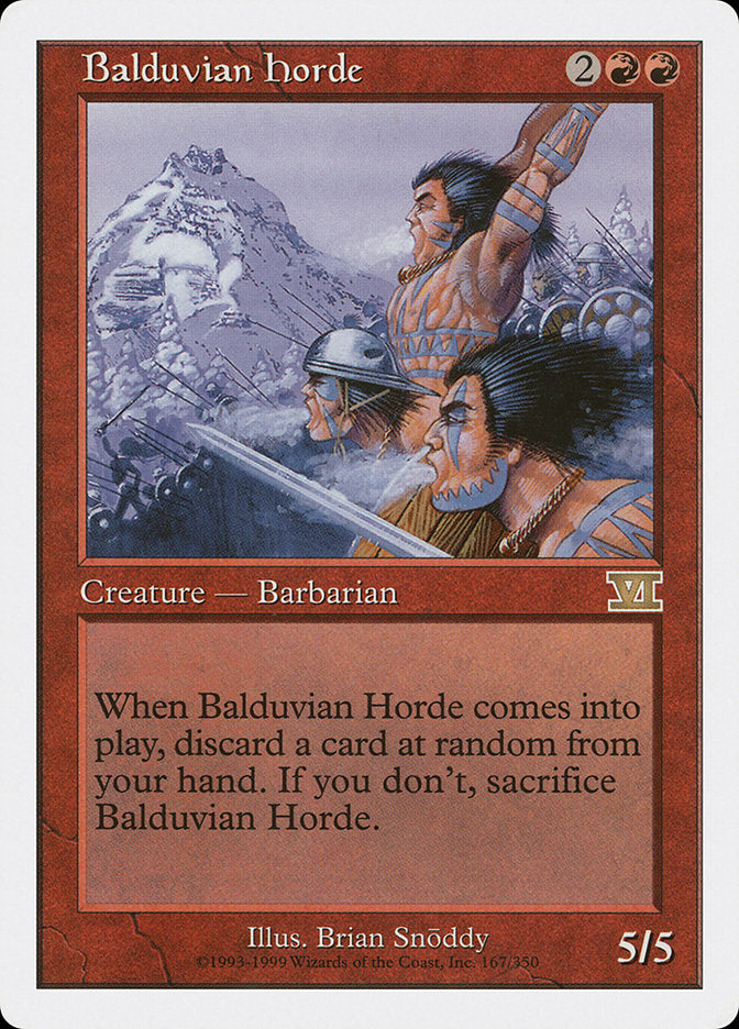 Balduvian Horde [Classic Sixth Edition] | GnG Games