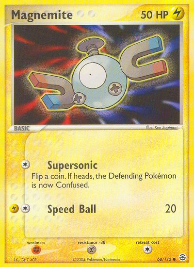 Magnemite (68/112) [EX: FireRed & LeafGreen] | GnG Games