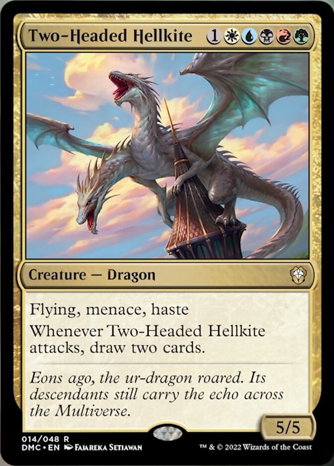 Two-Headed Hellkite [Dominaria United Commander] | GnG Games