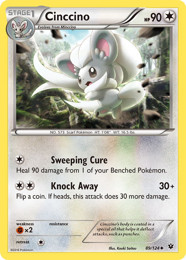 Cinccino (89/124) [XY: Fates Collide] | GnG Games