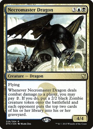 Necromaster Dragon [Dragons of Tarkir Promos] | GnG Games