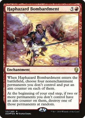 Haphazard Bombardment [Dominaria Promos] | GnG Games