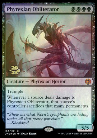 Phyrexian Obliterator [Phyrexia: All Will Be One Prerelease Promos] | GnG Games