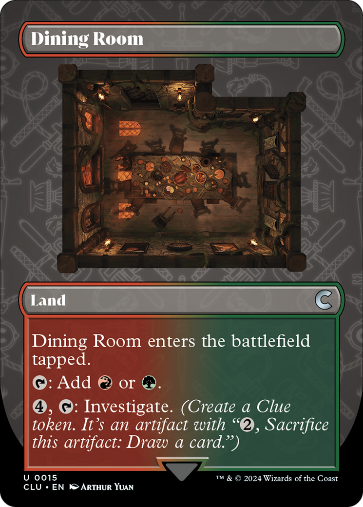 Dining Room (Borderless) [Ravnica: Clue Edition] | GnG Games