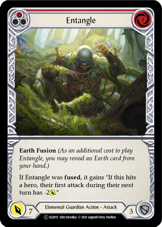 Entangle (Red) [U-ELE013] Unlimited Rainbow Foil | GnG Games