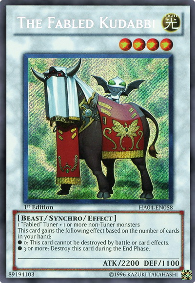 The Fabled Kudabbi [HA04-EN058] Secret Rare | GnG Games