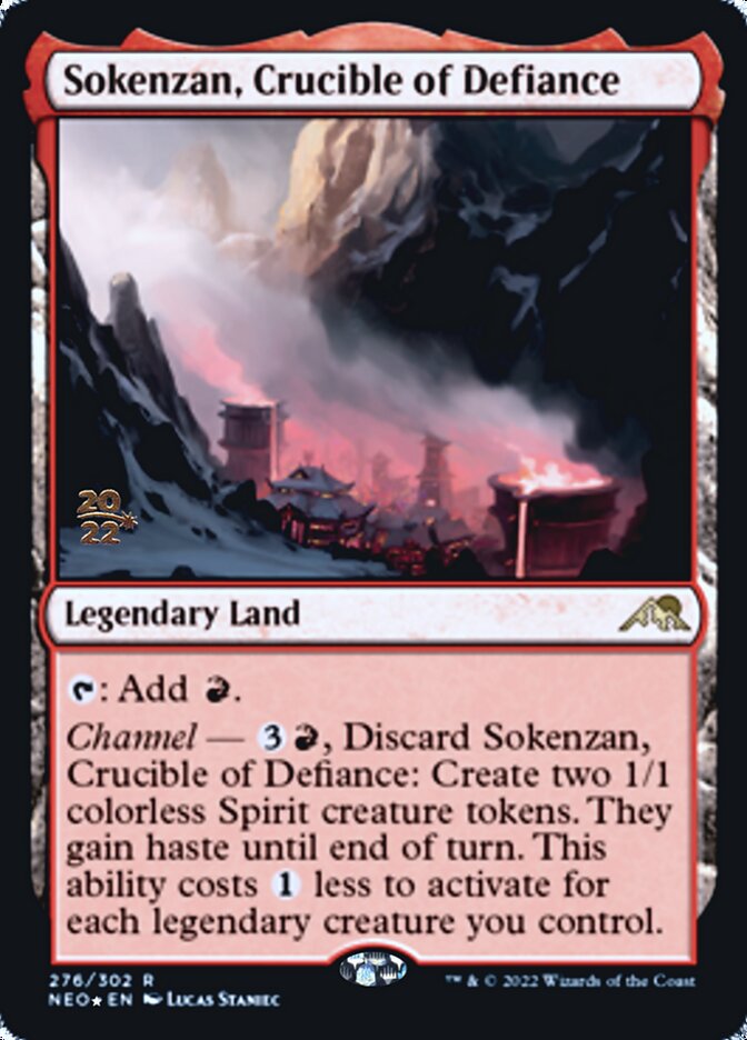 Sokenzan, Crucible of Defiance [Kamigawa: Neon Dynasty Prerelease Promos] | GnG Games