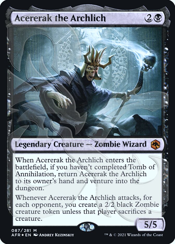 Acererak the Archlich (Ampersand Promo) [Dungeons & Dragons: Adventures in the Forgotten Realms Promos] | GnG Games