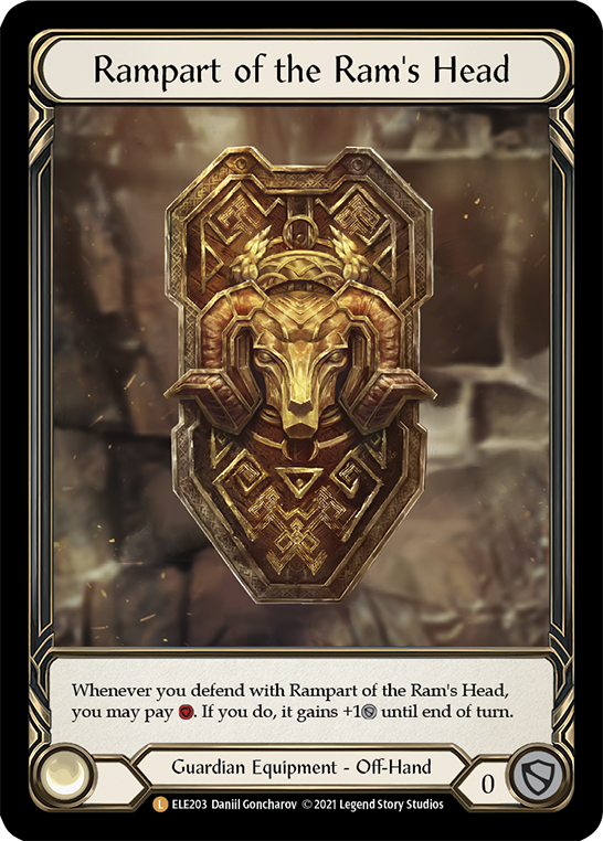 Rampart of the Ram's Head [ELE203] (Tales of Aria)  1st Edition Cold Foil | GnG Games