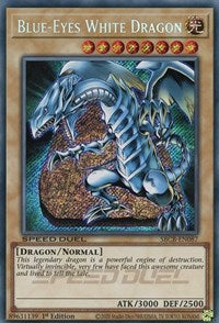 Blue-Eyes White Dragon (Secret) [SBCB-EN087] Secret Rare | GnG Games