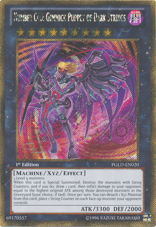 Number C40: Gimmick Puppet of Dark Strings [PGLD-EN020] Gold Secret Rare | GnG Games