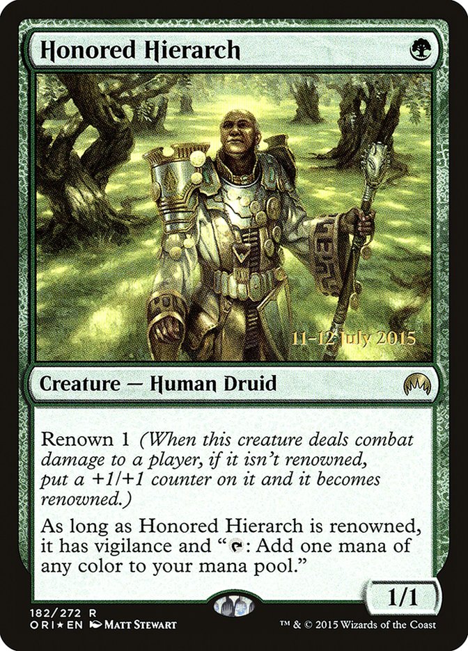 Honored Hierarch [Magic Origins Prerelease Promos] | GnG Games